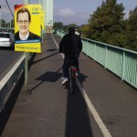 FDP Wahlwerbung im Verkehrsraum