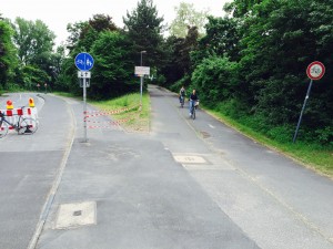 Sperrung für den Radverkehr